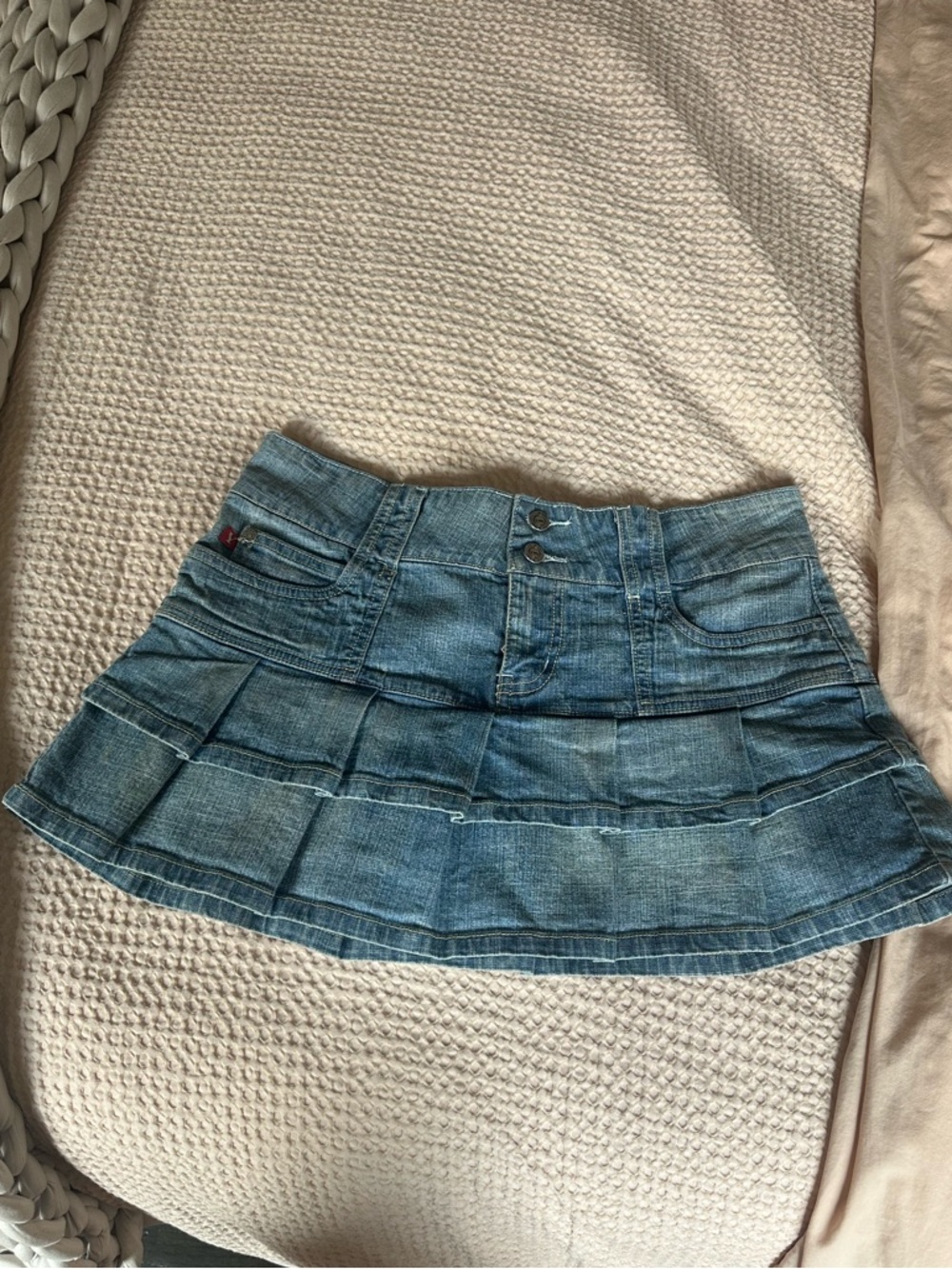 Y2K Denim Mini Skirt